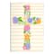 Stupell Industries Floral Cross Religious Symbol Wall Plaque Art